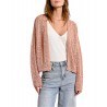 Cardigan in maglia traforata Molly Bracken