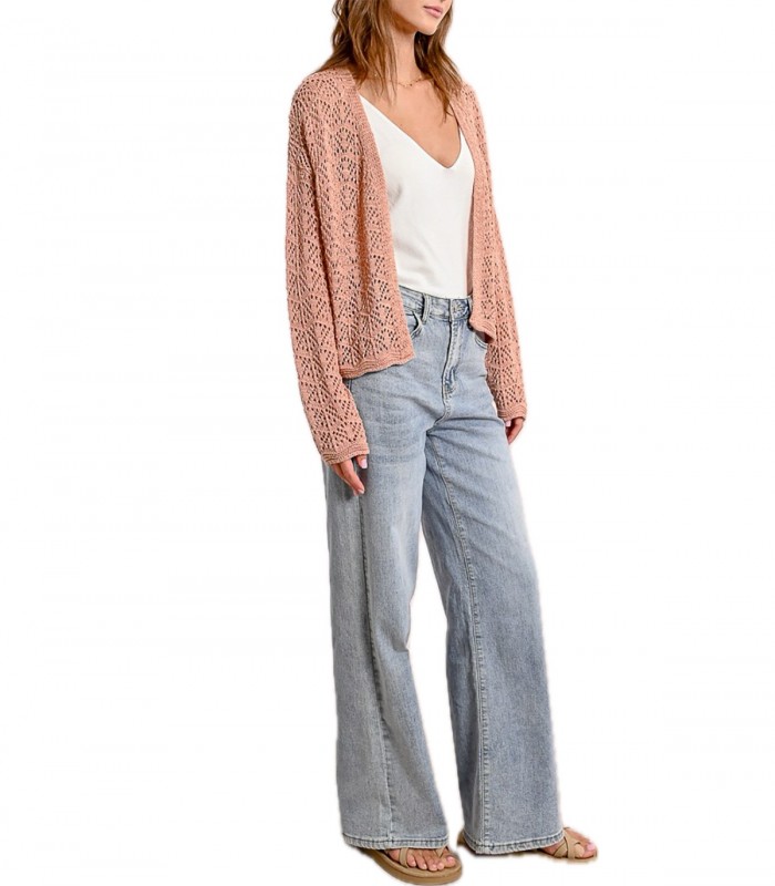 Cardigan in maglia traforata Molly Bracken