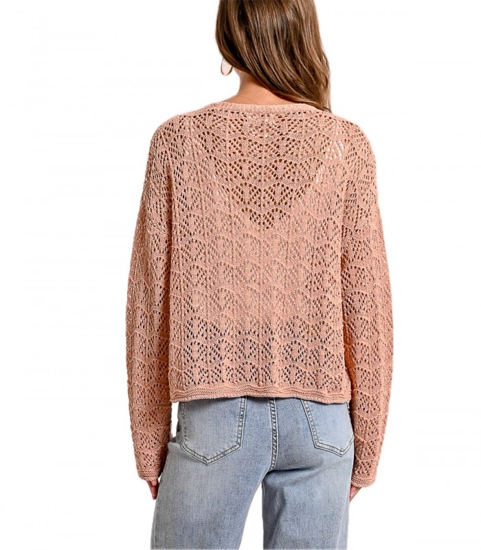 Cardigan in maglia traforata Molly Bracken