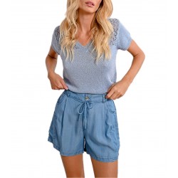 T-shirt in maglia Donna Molly Bracken