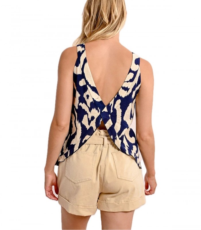 Top con stampa Donna Molly Bracken