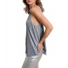 Canotta con pailettes Donna Molly Bracken