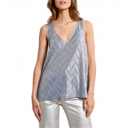 Canotta con pailettes Donna Molly Bracken