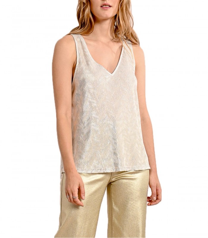 Canotta con pailettes Donna Molly Bracken