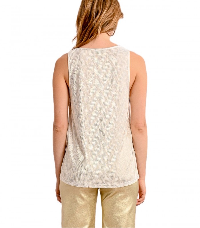 Canotta con pailettes Donna Molly Bracken