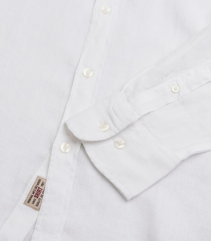 Camicia di lino Uomo Button down MCS Marlboro Classic