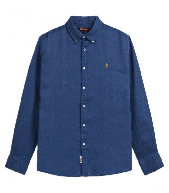 Camicia di lino Uomo Button down MCS Marlboro Classic