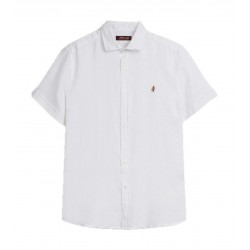 Camicia di lino mezza manica Uomo MCS Marlboro Classic
