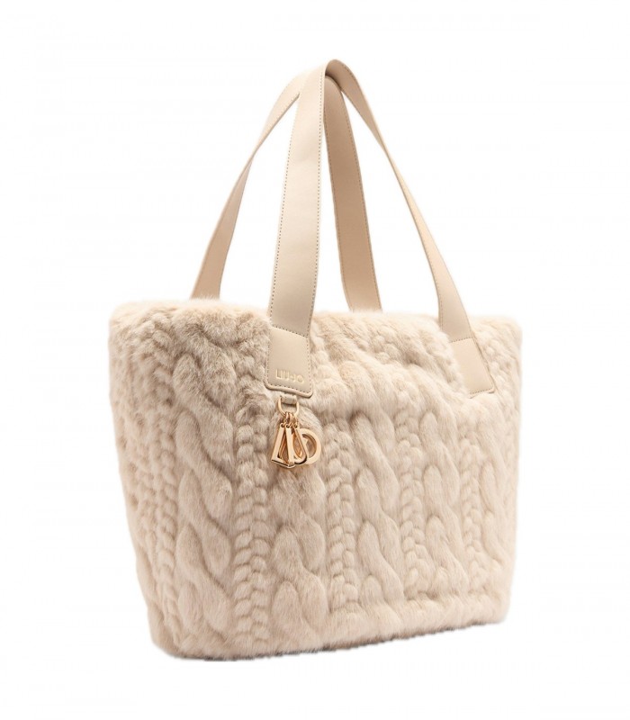 Borsa hobo grande in pelliccia Liu Jo