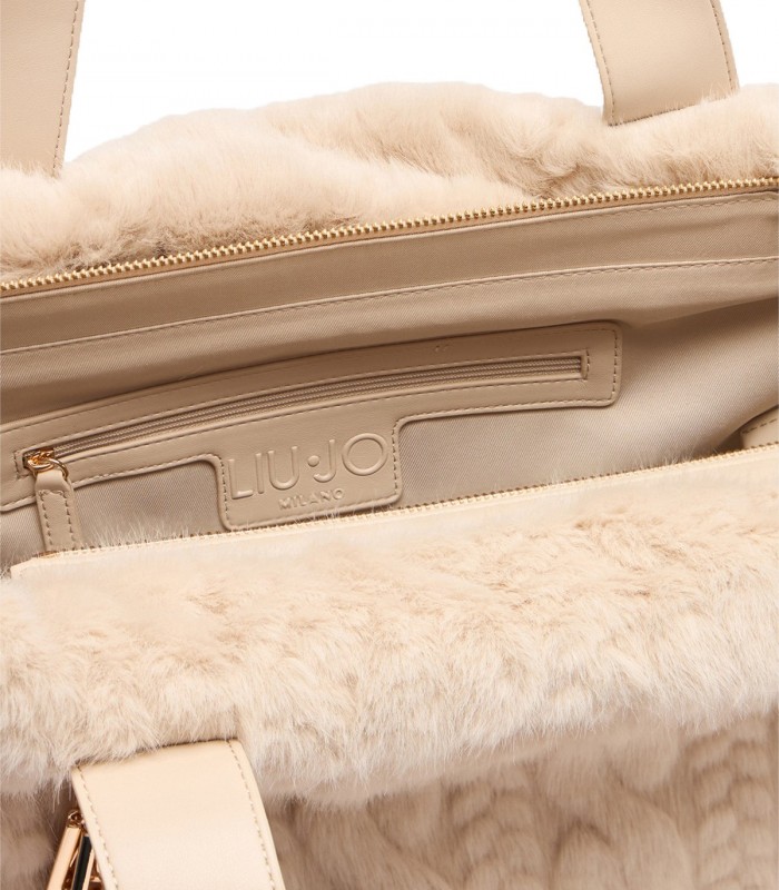 Borsa hobo grande in pelliccia Liu Jo
