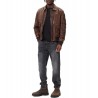 Giubbotto Pilot in pelle Uomo Aeronautica Militare