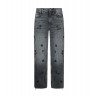 Jeans straight con strass Donna Liu Jo