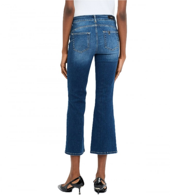 Jeans flare con bottoni a gioiello Donna Liu Jo