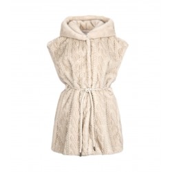 Gilet con cappuccio Donna Liu Jo