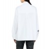 Camicia oversize in popeline con stampa Donna Liu Jo