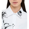 Camicia oversize in popeline con stampa Donna Liu Jo