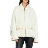 Caban in lana con frange Donna Liu Jo