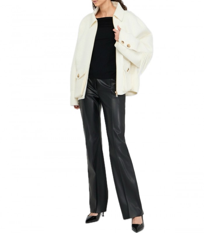 Caban in lana con frange Donna Liu Jo