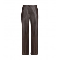 Pantaloni in tessuto spalmato Donna Liu Jo