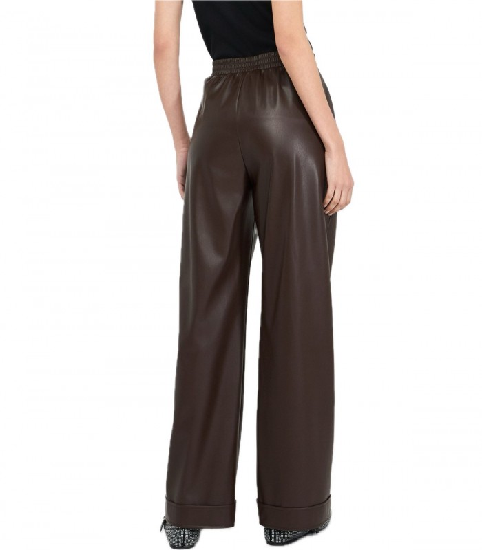 Pantaloni in tessuto spalmato Donna Liu Jo