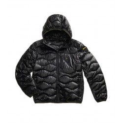 Piumino ad onde Uomo Blauer Wave