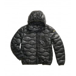 Piumino ad onde Uomo Blauer Wave
