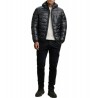 Piumino ad onde Uomo Blauer Wave