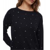 Maglia over con cristalli Donna Emme Marella Embassy