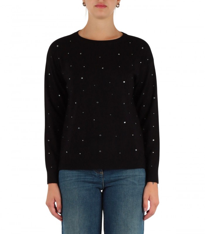 Maglia over con cristalli Donna Emme Marella Embassy