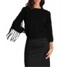 Maglia con frange Donna Emme Marella Falco
