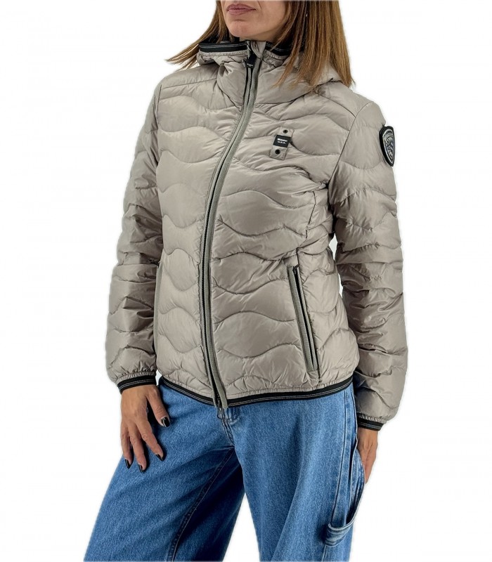 Piumino ad onde Donna Blauer Camelia