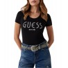 T-shirt con strass Donna Guess