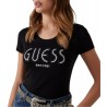 T-shirt con strass Donna Guess