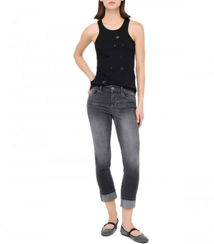 Jeans skinny con risvolto Donna Liu Jo