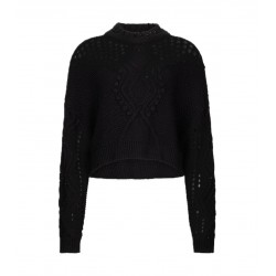 Maglia in lana con traforature Donna Liu Jo