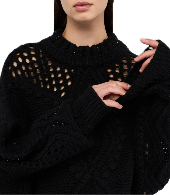 Maglia in lana con traforature Donna Liu Jo