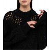 Maglia in lana con traforature Donna Liu Jo