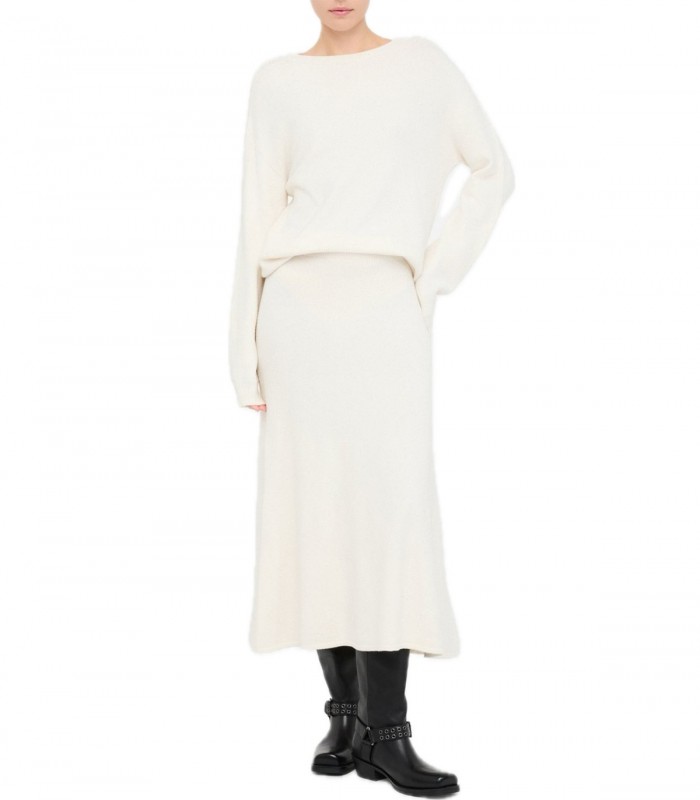 Gonna midi in maglia con paillettes Donna Liu Jo