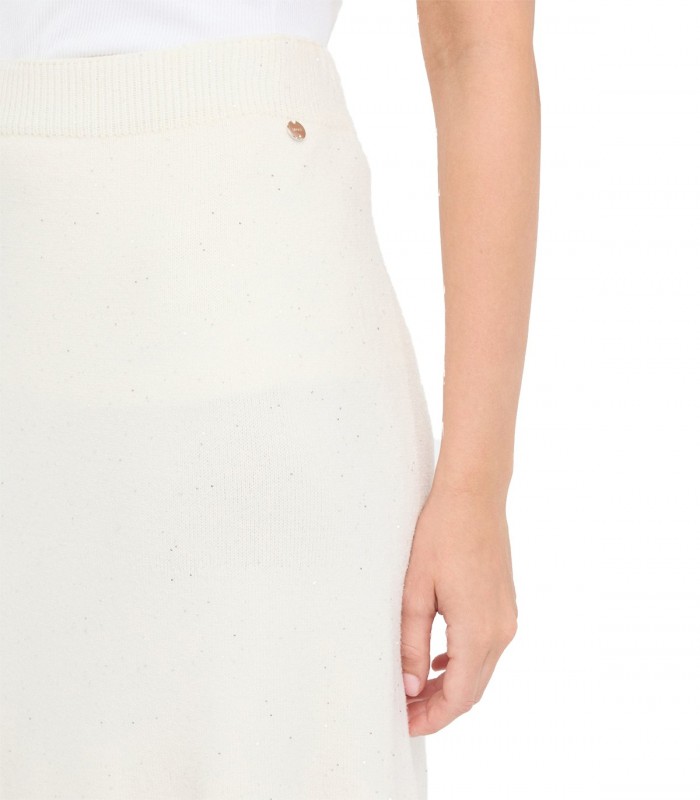 Gonna midi in maglia con paillettes Donna Liu Jo