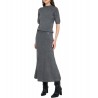 Gonna midi in maglia con paillettes Donna Liu Jo