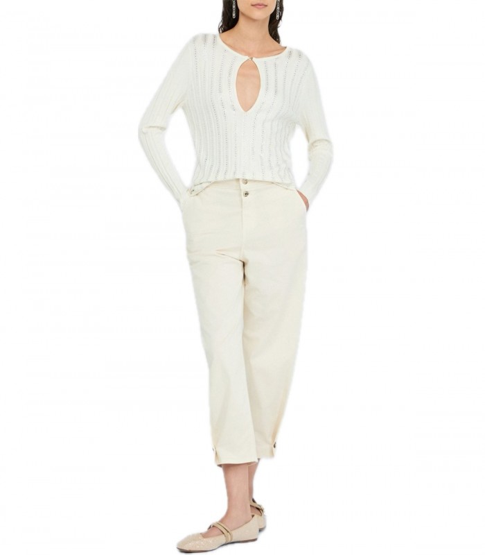 Pantaloni balloon con bottone gioiello Donna Liu Jo