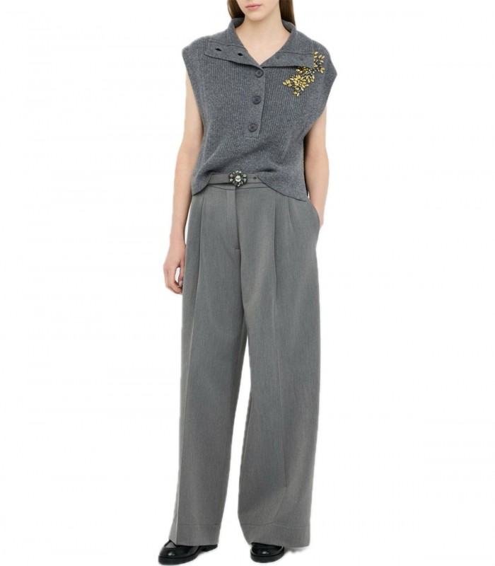 Pantaloni palazzo con cintura Donna Liu Jo