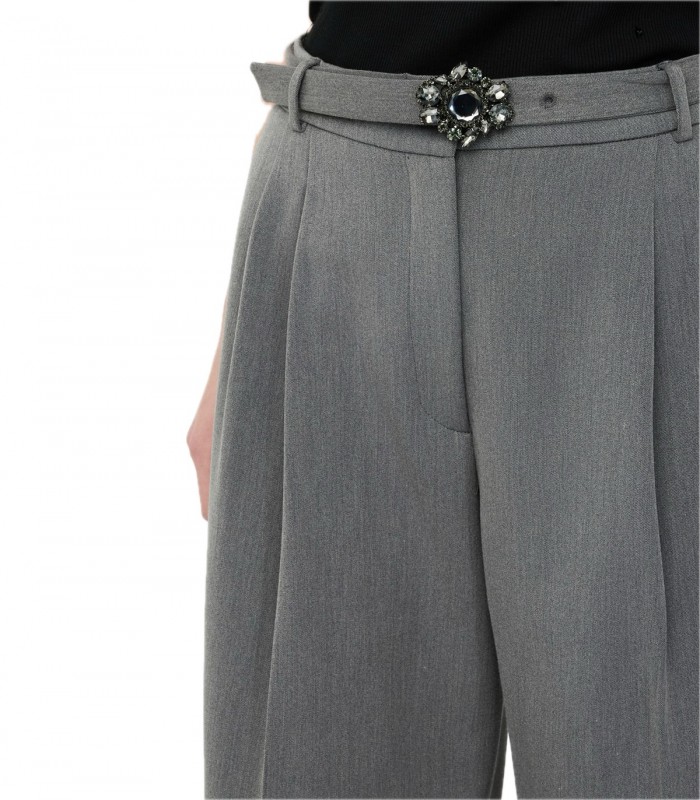 Pantaloni palazzo con cintura Donna Liu Jo