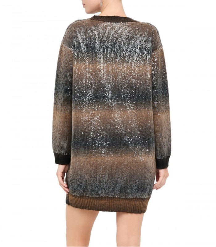 Abito in maglia con paillettes Donna Liu Jo