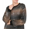 Abito in maglia con paillettes Donna Liu Jo