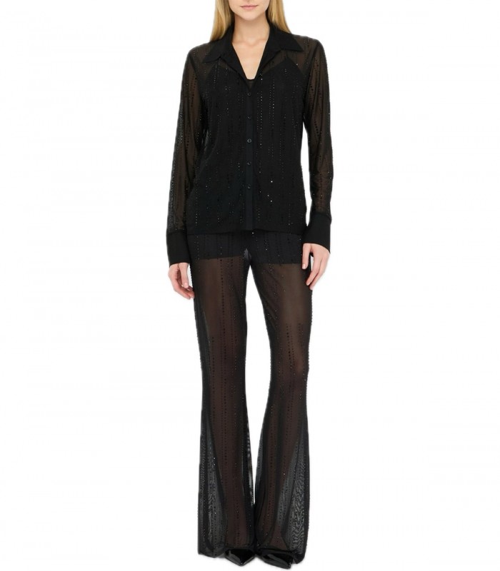 Camicia in tulle con strass Donna Liu Jo