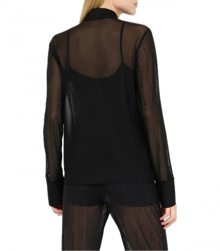 Camicia in tulle con strass Donna Liu Jo