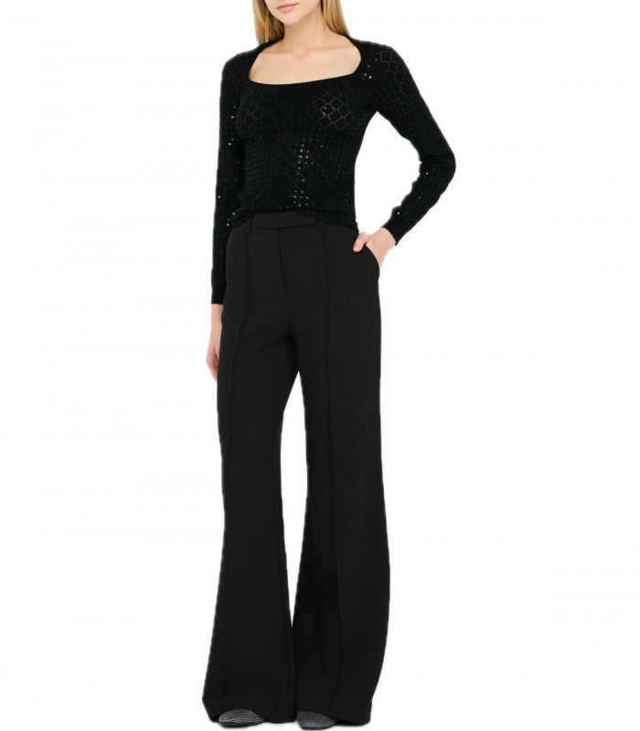 Pantaloni flare in cady Donna Liu Jo