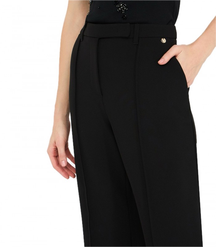 Pantaloni flare in cady Donna Liu Jo