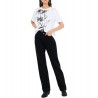 T-shirt in cotone con stampa Donna Liu Jo